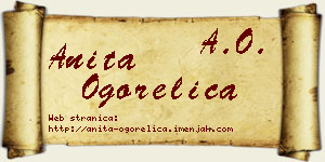 Anita Ogorelica vizit kartica